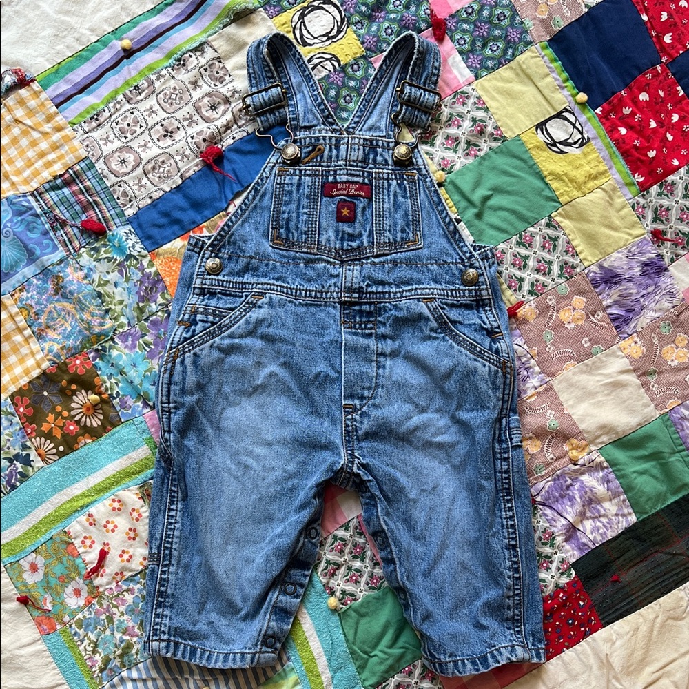 90's ? Baby Gap denim overalls